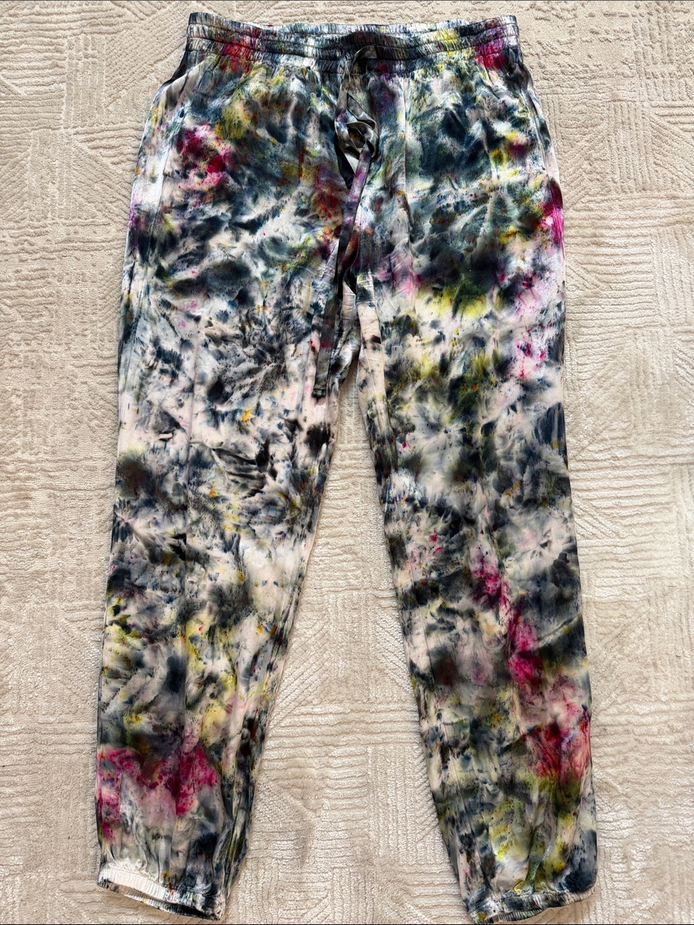 Tie-Dye Jogger Pants - Multicolor